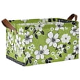 thumbnail image 1 of Yayeee Foldable Storage Basket for Shelves with Handles Waterproof Cloth Bins, Retro Floral, 1 of 7