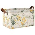 thumbnail image 1 of Yayeee Foldable Storage Basket for Shelves with Handles Waterproof Cloth Bins, White Rabbits, 1 of 7