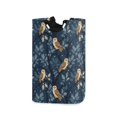 thumbnail image 1 of Yayeee Freestanding Laundry Hamper with Handle Collapsible Large Storage Basket for Clothes, Blue Cartoon Owl Pattern, 1 of 7