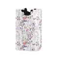 thumbnail image 1 of Yayeee Freestanding Laundry Hamper with Handle Collapsible Large Storage Basket for Clothes, Purple Wildflowers, 1 of 7