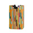 thumbnail image 1 of Yayeee Freestanding Laundry Hamper with Handle Collapsible Large Storage Basket for Clothes, Retro Abstract Pattern, 1 of 7