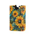 thumbnail image 1 of Yayeee Freestanding Laundry Hamper with Handle Collapsible Large Storage Basket for Clothes, Stained Glass Sunflowers Pattern, 1 of 7