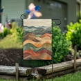 thumbnail image 1 of Yayeee Garden Flag 12"x18" Double Sided Outdoor Yard Lawn Holiday Decorations, Abstract Wavy Landscape, 1 of 6
