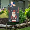 thumbnail image 1 of Yayeee Garden Flag 12"x18" Double Sided Outdoor Yard Lawn Holiday Decorations, Blue Christmas Santa, 1 of 6