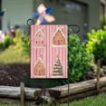 thumbnail image 1 of Yayeee Garden Flag 12"x18" Double Sided Outdoor Yard Lawn Holiday Decorations, Gingerbread Houses, 1 of 6