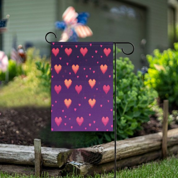 Yayeee Garden Flag 12" x 18" Double Sided Outdoor Yard Lawn Holiday Decorations, Love in The Clouds