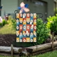 thumbnail image 1 of Yayeee Garden Flag 12"x18" Double Sided Outdoor Yard Lawn Holiday Decorations, Yellow Checkered Daisy, 1 of 6