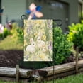 thumbnail image 1 of Yayeee Garden Flag 12"x18" Double Sided Outdoor Yard Lawn Holiday Decorations, Yellow Floral Rabbit, 1 of 6