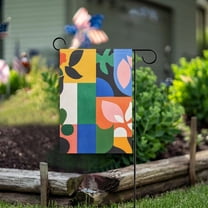 Yayeee Garden Flag 12" x 18" Double Sided Outdoor Yard Lawn Holiday Decorations, Abstract Plants