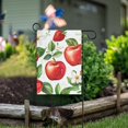 thumbnail image 1 of Yayeee Garden Flag 12" x 18" Double Sided Outdoor Yard Lawn Holiday Decorations, Apple Pattern, 1 of 6