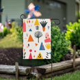thumbnail image 1 of Yayeee Garden Flag 12" x 18" Double Sided Outdoor Yard Lawn Holiday Decorations, Beige Geometric, 1 of 6