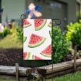 thumbnail image 1 of Yayeee Garden Flag 12" x 18" Double Sided Outdoor Yard Lawn Holiday Decorations, Cartoon Watermelon, 1 of 6