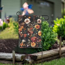 Yayeee Garden Flag 12" x 18" Double Sided Outdoor Yard Lawn Holiday Decorations, Colorful Flower
