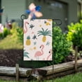 thumbnail image 1 of Yayeee Garden Flag 12" x 18" Double Sided Outdoor Yard Lawn Holiday Decorations, Flamingo Pattern, 1 of 6
