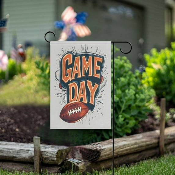 Yayeee Garden Flag 12" x 18" Double Sided Outdoor Yard Lawn Holiday Decorations, Game Day