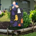 thumbnail image 1 of Yayeee Garden Flag 12" x 18" Double Sided Outdoor Yard Lawn Holiday Decorations, Halloween Colorful Ghosts, 1 of 6