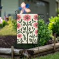 thumbnail image 1 of Yayeee Garden Flag 12" x 18" Double Sided Outdoor Yard Lawn Holiday Decorations, Light Pink Flowers, 1 of 6