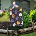 thumbnail image 1 of Yayeee Garden Flag 12" x 18" Double Sided Outdoor Yard Lawn Holiday Decorations, Orange Halloween Ghosts, 1 of 6