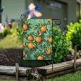 thumbnail image 1 of Yayeee Garden Flag 12" x 18" Double Sided Outdoor Yard Lawn Holiday Decorations, Orange Tree Pattern, 1 of 6