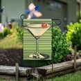 thumbnail image 1 of Yayeee Garden Flag 12" x 18" Double Sided Outdoor Yard Lawn Holiday Decorations, Red Martini, 1 of 6