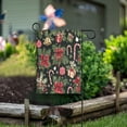 thumbnail image 1 of Yayeee Garden Flag 28"x40" Double Sided Outdoor Yard Lawn Holiday Decorations, Black Christmas Holly, 1 of 6