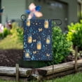 thumbnail image 1 of Yayeee Garden Flag 28"x40" Double Sided Outdoor Yard Lawn Holiday Decorations, Blue Fireflies Pattern, 1 of 6