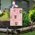 thumbnail image 1 of Yayeee Garden Flag 28"x40" Double Sided Outdoor Yard Lawn Holiday Decorations, Brown Hand Drawn Cups, 1 of 6