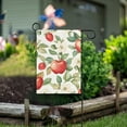 thumbnail image 1 of Yayeee Garden Flag 28" x 40" Double Sided Outdoor Yard Lawn Holiday Decorations, Beige Apple Pattern, 1 of 6