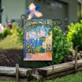 thumbnail image 1 of Yayeee Garden Flag 28" x 40" Double Sided Outdoor Yard Lawn Holiday Decorations, Blue Window, 1 of 6