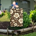 thumbnail image 1 of Yayeee Garden Flag 28" x 40" Double Sided Outdoor Yard Lawn Holiday Decorations, Brown Floral, 1 of 6