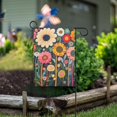 thumbnail image 1 of Yayeee Garden Flag 28" x 40" Double Sided Outdoor Yard Lawn Holiday Decorations, Large Colorful Flowers, 1 of 6