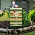 thumbnail image 1 of Yayeee Garden Flag 28" x 40" Double Sided Outdoor Yard Lawn Holiday Decorations, Orange Martini, 1 of 6