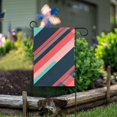 thumbnail image 1 of Yayeee Garden Flag 28" x 40" Double Sided Outdoor Yard Lawn Holiday Decorations, Pink Geometric, 1 of 6