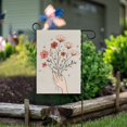 thumbnail image 1 of Yayeee Garden Flag 28" x 40" Double Sided Outdoor Yard Lawn Holiday Decorations, Red Flower, 1 of 6