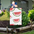 thumbnail image 1 of Yayeee Garden Flag 28" x 40" Double Sided Outdoor Yard Lawn Holiday Decorations, Watermelon Pattern, 1 of 6