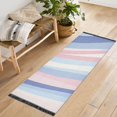 thumbnail image 1 of Yayeee Runner Rug for Bedroom 2'x6' Machine Washable Hallway Non Slip Mat, Abstract Pink, 1 of 8