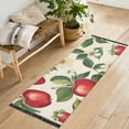 thumbnail image 1 of Yayeee Runner Rug for Bedroom 2'x6' Machine Washable Hallway Non Slip Mat, Apple Leaves Pattern, 1 of 8