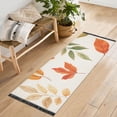 thumbnail image 1 of Yayeee Runner Rug for Bedroom 2'x6' Machine Washable Hallway Non Slip Mat, Beige Autumn Leaves, 1 of 8