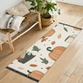 thumbnail image 1 of Yayeee Runner Rug for Bedroom 2'x6' Machine Washable Hallway Non Slip Mat, Beige Fall Leaves, 1 of 8