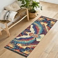thumbnail image 1 of Yayeee Runner Rug for Bedroom 2'x6' Machine Washable Hallway Non Slip Mat, Beige Geometric Eagle, 1 of 8