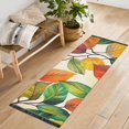 thumbnail image 1 of Yayeee Runner Rug for Bedroom 2'x6' Machine Washable Hallway Non Slip Mat, Beige Leaves, 1 of 8