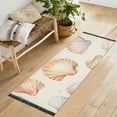 thumbnail image 1 of Yayeee Runner Rug for Bedroom 2'x6' Machine Washable Hallway Non Slip Mat, Beige Seashell, 1 of 8