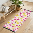 thumbnail image 1 of Yayeee Runner Rug for Bedroom 2'x6' Machine Washable Hallway Non Slip Mat, Beige Stars, 1 of 8
