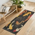 thumbnail image 1 of Yayeee Runner Rug for Bedroom 2'x6' Machine Washable Hallway Non Slip Mat, Black Fish Pattern, 1 of 8