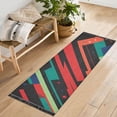 thumbnail image 1 of Yayeee Runner Rug for Bedroom 2'x6' Machine Washable Hallway Non Slip Mat, Blue Abstract Lines, 1 of 8