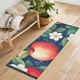 thumbnail image 1 of Yayeee Runner Rug for Bedroom 2'x6' Machine Washable Hallway Non Slip Mat, Blue Apple Pattern, 1 of 8