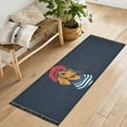 thumbnail image 1 of Yayeee Runner Rug for Bedroom 2'x6' Machine Washable Hallway Non Slip Mat, Blue Dog Artist, 1 of 8