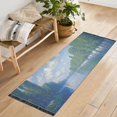 thumbnail image 1 of Yayeee Runner Rug for Bedroom 2'x6' Machine Washable Hallway Non Slip Mat, Blue Sky and River, 1 of 8