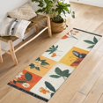 thumbnail image 1 of Yayeee Runner Rug for Bedroom 2'x6' Machine Washable Hallway Non Slip Mat, Cartoon Plants, 1 of 8
