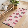 thumbnail image 1 of Yayeee Runner Rug for Bedroom 2'x6' Machine Washable Hallway Non Slip Mat, Cherries Pattern, 1 of 8